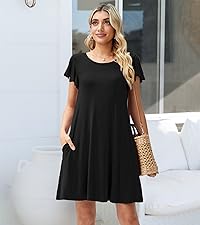 womens summer short sleeve dresses