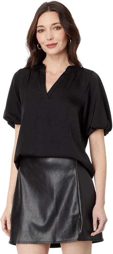 Vince Camuto Women's Quarter Puff Sleeve Blouse