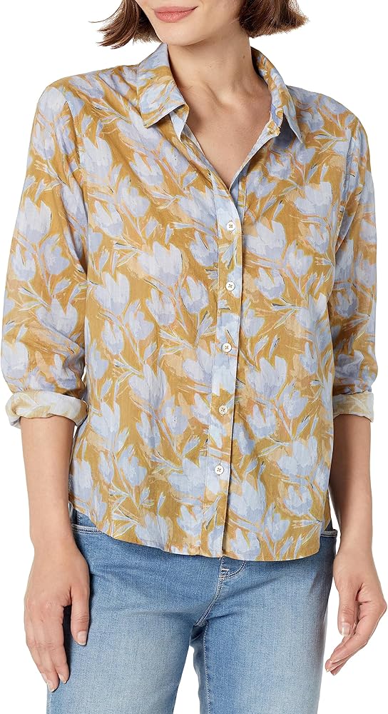 NIC+ZOE Women's Midday Meadows Crinkle Shirt