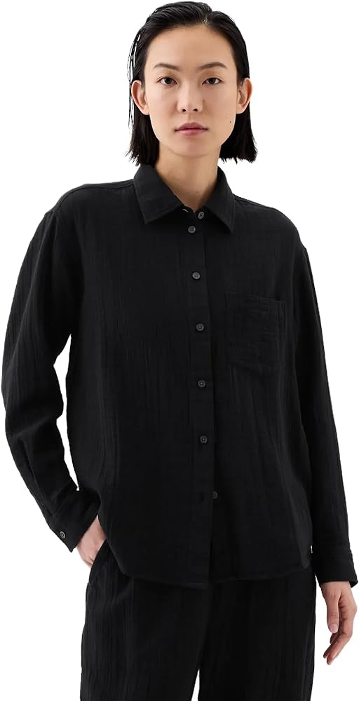 GAP Women's Gauze Big Shirt