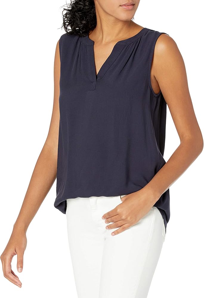 Amazon Essentials Women's Sleeveless Woven Shirt