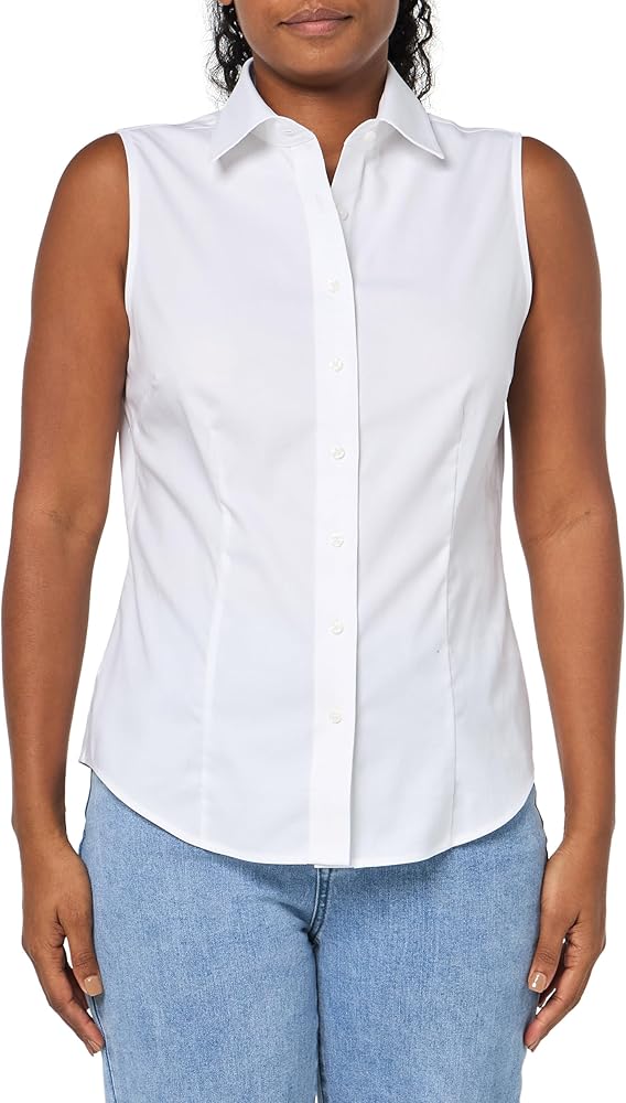 Brooks Brothers Women's Non-Iron Stretch Sleeveless Blouse