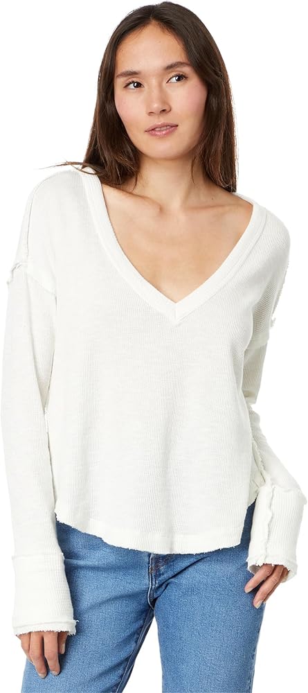 Free People Womens Sail Away Long Sleeve Solid