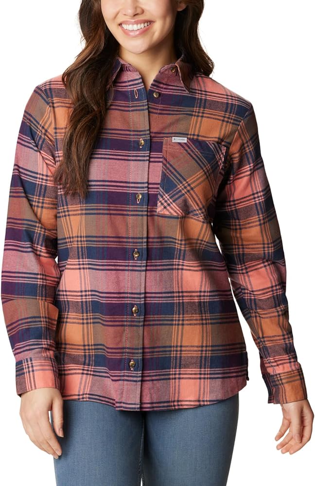 Columbia Women's Calico Basin Flannel Long Sleeve Shirt