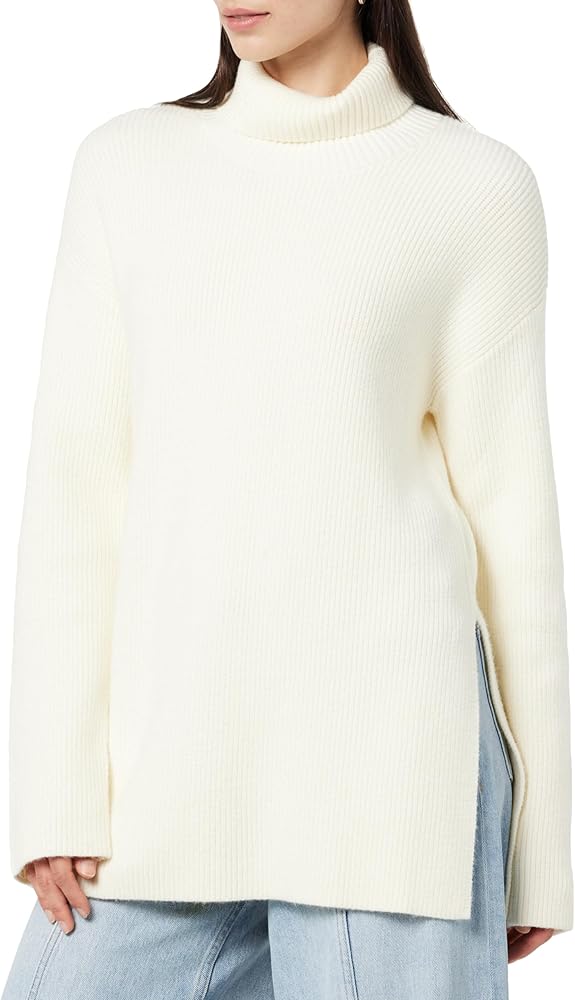 The Drop Women's Camilla Drop Shoulder Turtleneck