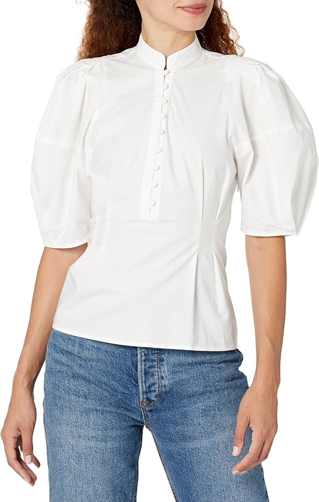 Club Monaco Women's Balloon Sleeve Top