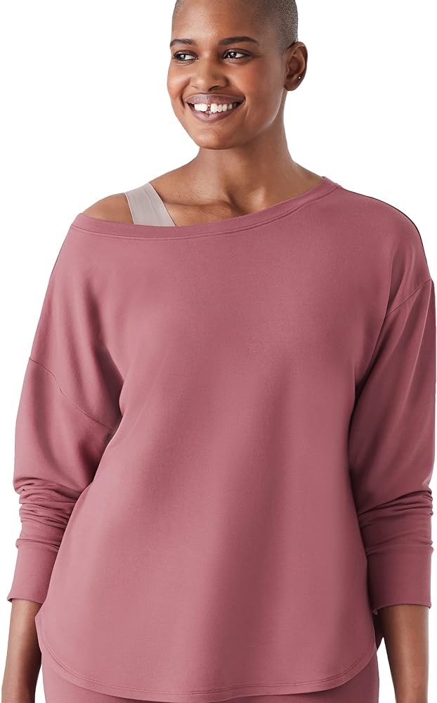 True & Co Womens Any Wear Slouch Top