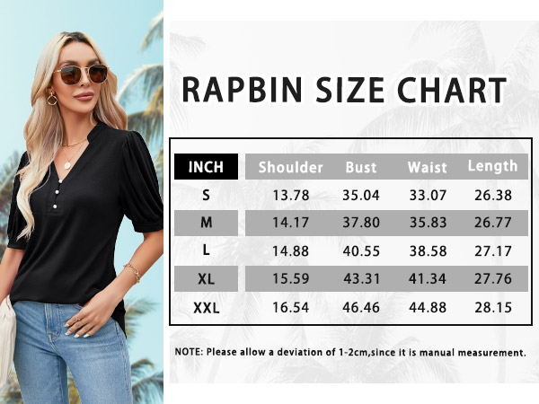 short sleeve work blouse for women