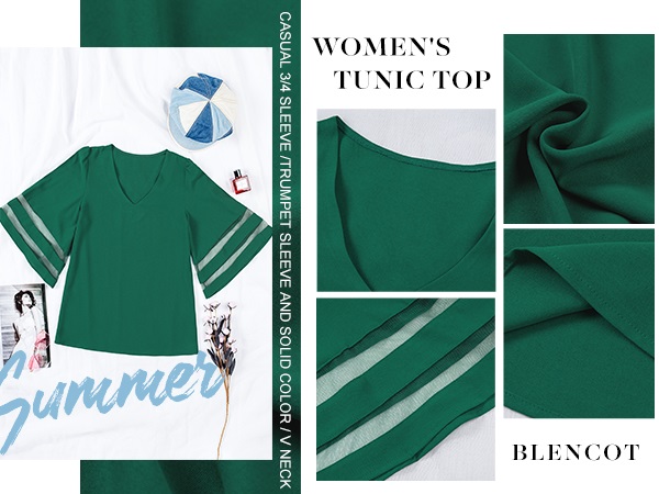 green shirts for women