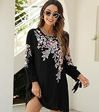 Embroidered Tunic Dress