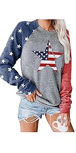 women flag shirt