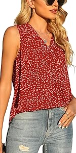 chiffon tank for women,women summer blouses,sleeveless blouses for women,summer blouses for women