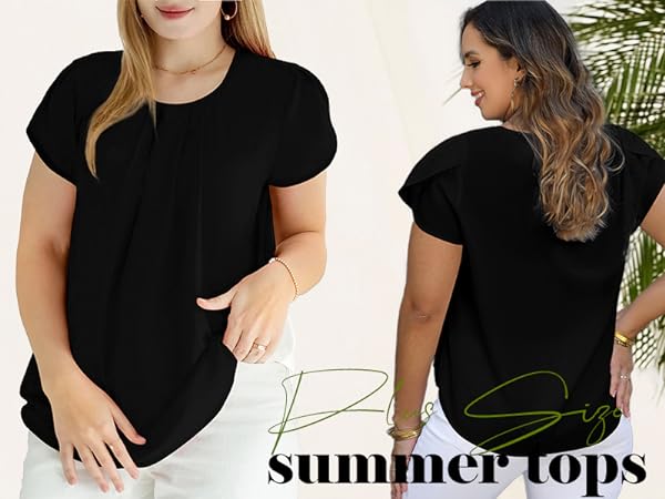 women plus size tops