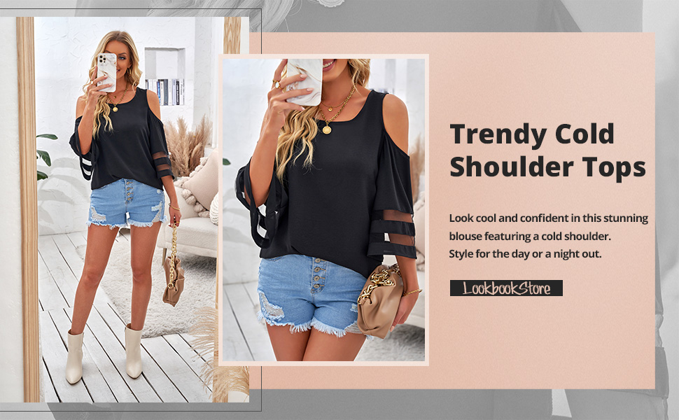 cold shoulder tops for women