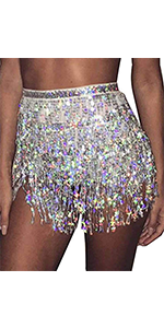 metallic skirt 9634