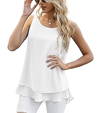 sleeveless blouse for women