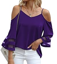 cold shoulder top for women