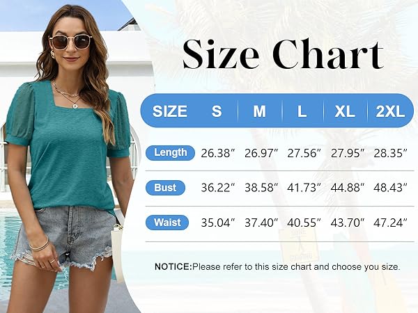 Aokosor Size Chart-Beach Vacation Clothes in Summer