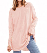 long sleeve tunic top