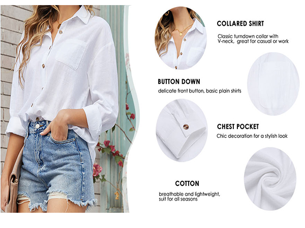 linen shirts for women