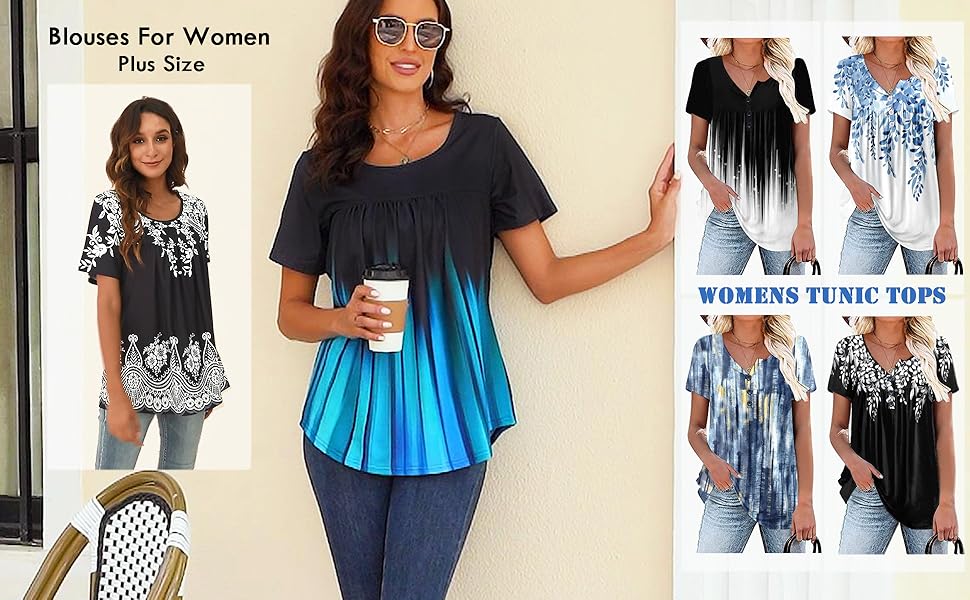 blouse for women plus size women tunic tops