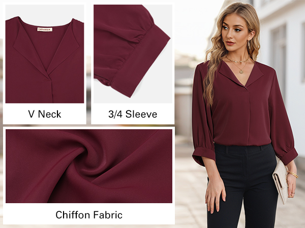 Womens Dress Shirts and Blouses Business Blouses for Women Work