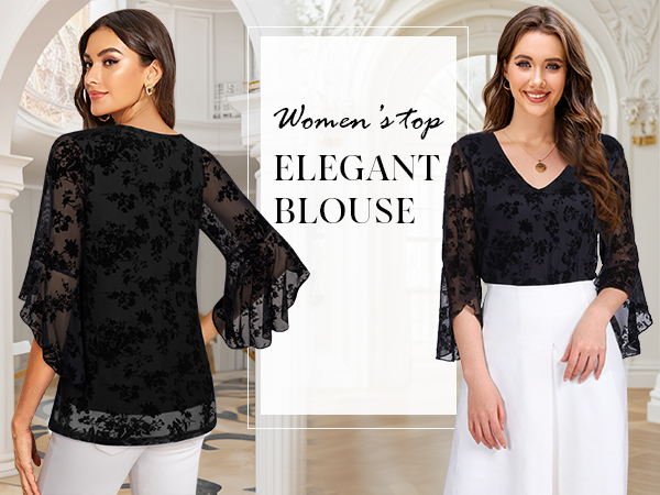 dressy casual blouse for women