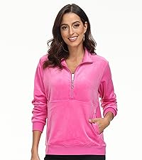 Women Velour Pullover