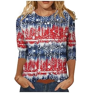 4th of july shirts for women