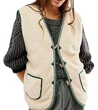 Womens fall vest