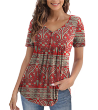 Henley Womens Tops