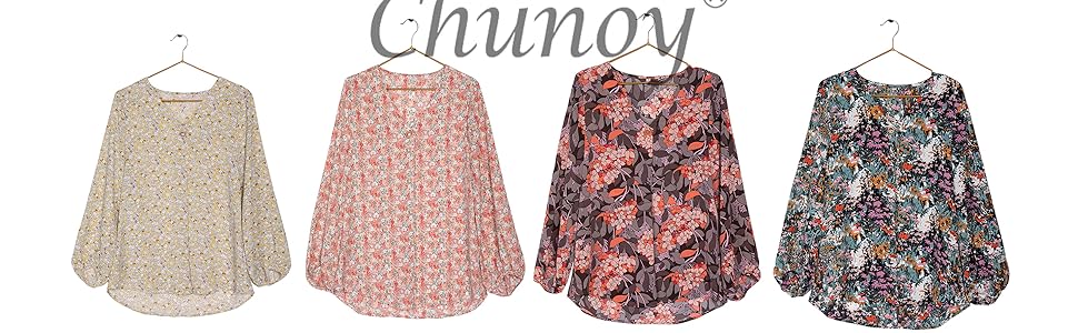 Chunoy Floral Bloues