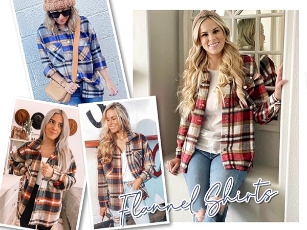 long sleeve shirts for women shacket jacket women pink plaid shirts for women plus size shacket