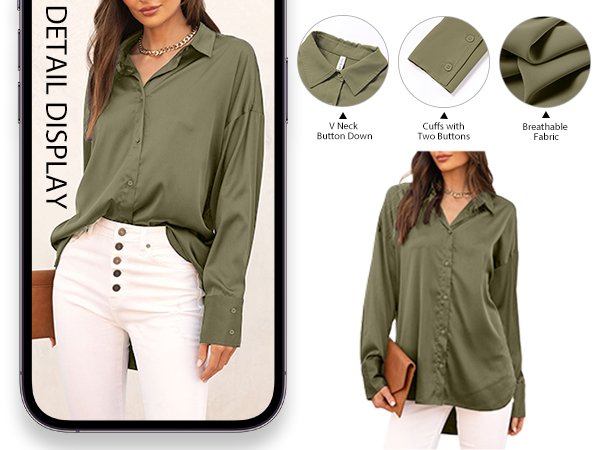 button down shirt for women