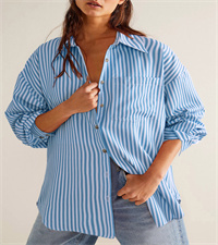 Striped Blouses Tops