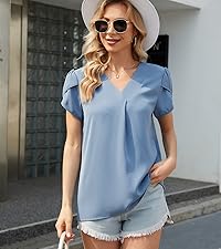 blue blouse for women