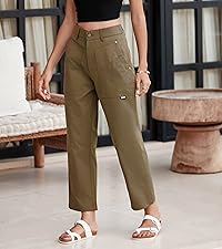 High Waisted Cargo Pants