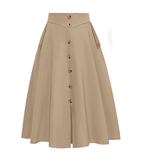 a line midi skirt