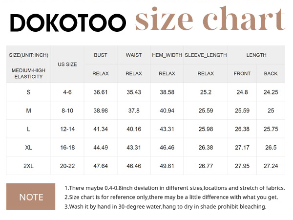 Dokotoo Women''s Casual Long Sleeve Tops