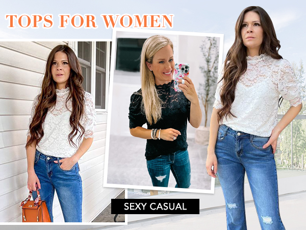 tops for women sexy casual