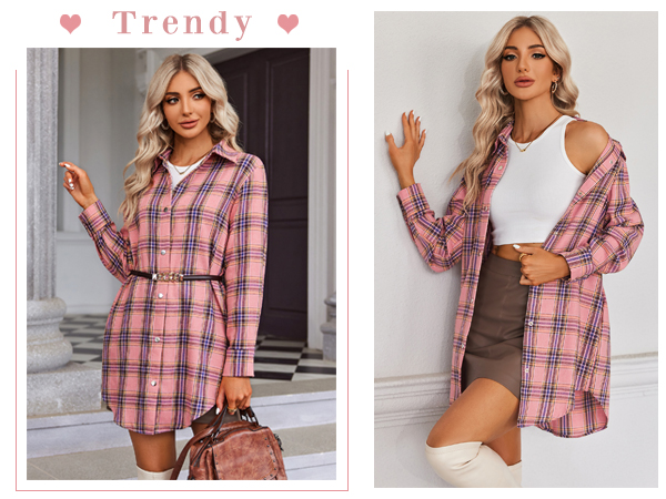 plaid shirts for women