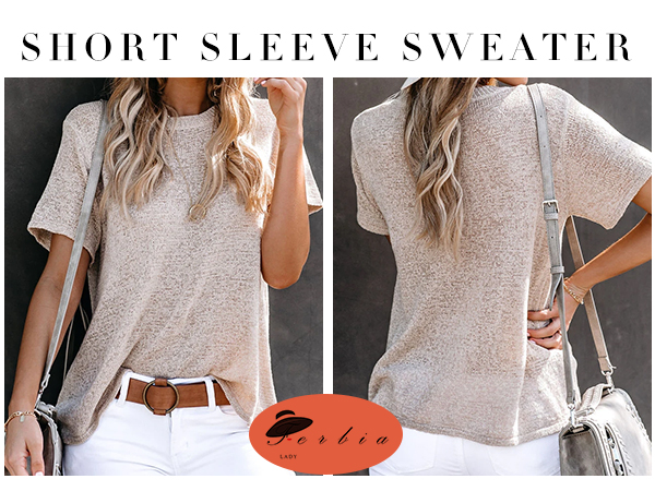 short sleeve sweater