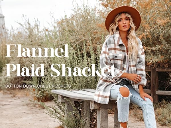 plaid shacket