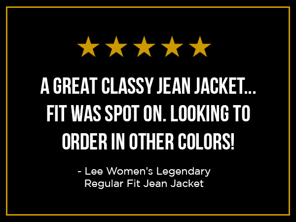 lee women''s legendary denim jean jacket