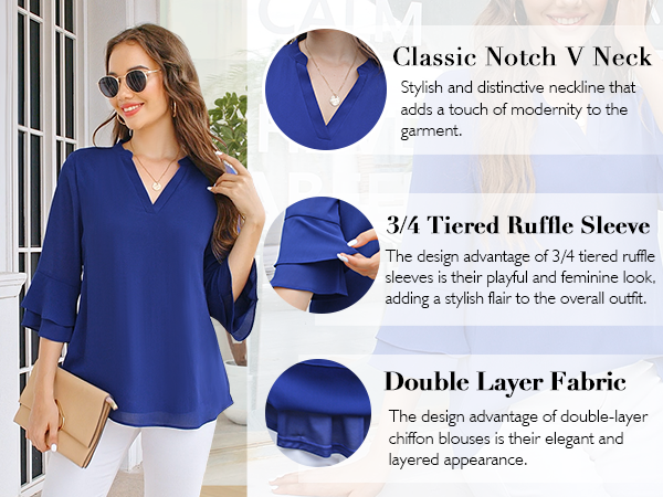 Versatile blouses for women