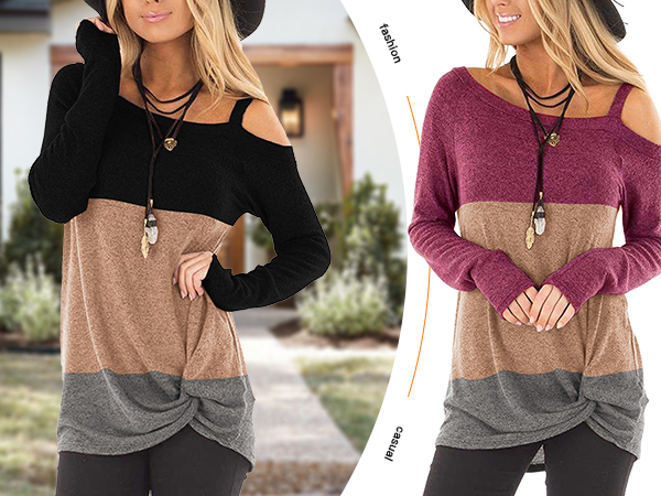 tunic tops to wear with leggings womens long sleeve tops women''s shirts