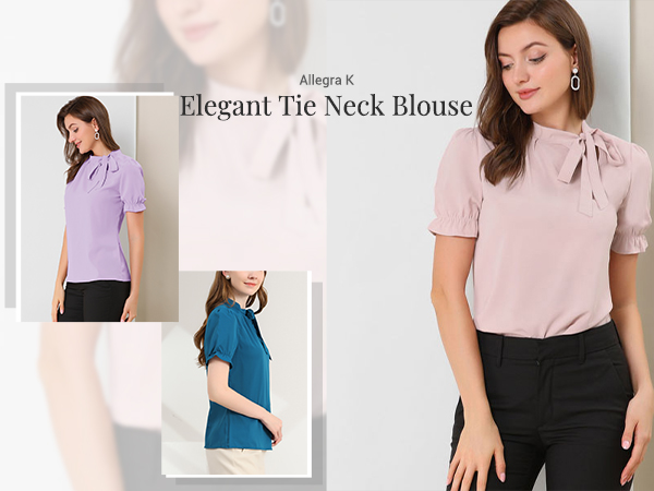 Tie Neck Blouse