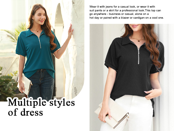 Womens work tops business casual