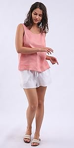 linen tank tops