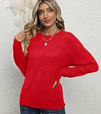 red sweater for women xmas